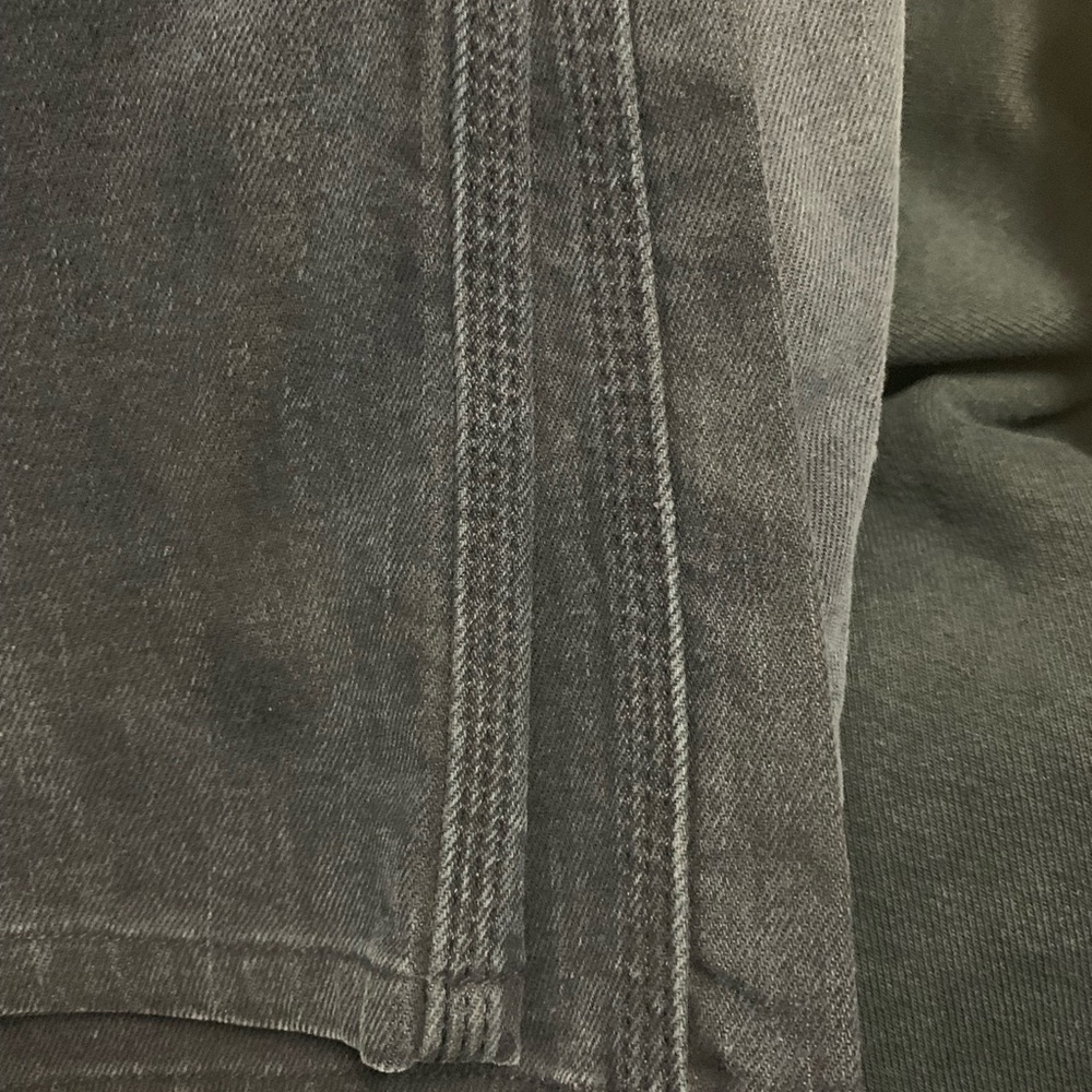 Acne Slim Men’s Jeans in Navy with Leather Waist Patch - Picture 7 of 8